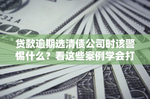 济南贷款逾期选清债公司时该警惕什么？看这些案例学会打翻身仗
