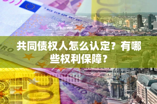 济南共同债权人怎么认定？有哪些权利保障？
