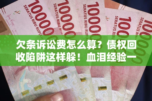 济南欠条诉讼费怎么算？债权回收陷阱这样躲！血泪经验一次讲透