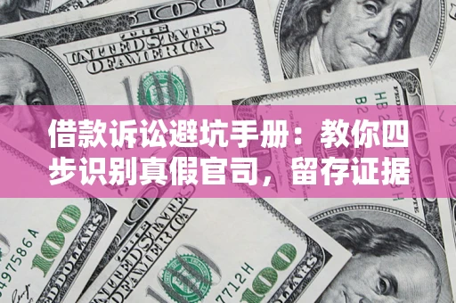济南借款诉讼避坑手册：教你四步识别真假官司，留存证据不踩雷