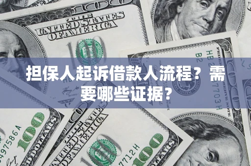 济南担保人起诉借款人流程？需要哪些证据？