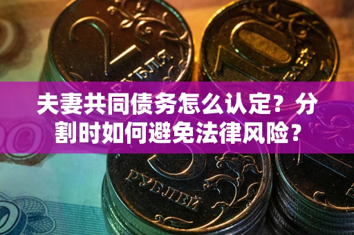 济南夫妻共同债务怎么认定？分割时如何避免法律风险？